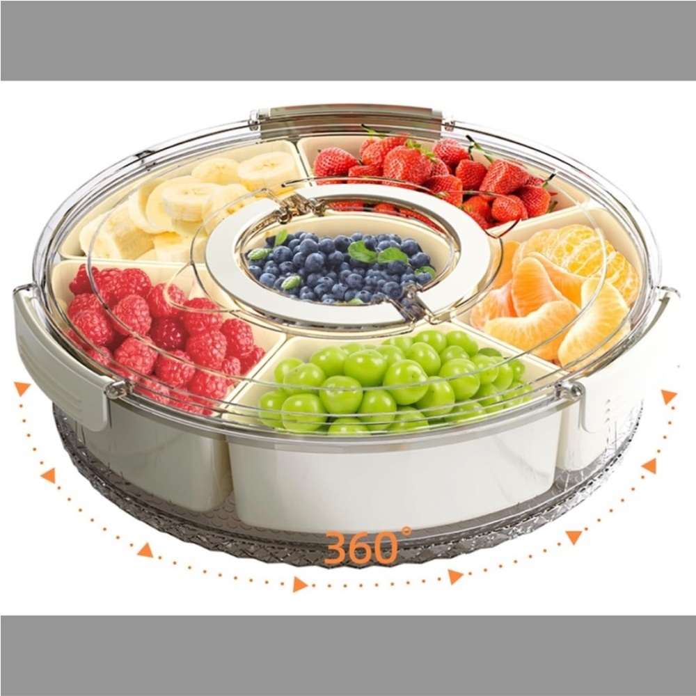 360 Degree SNACK BOOST Snack Tray Veggie Fruits